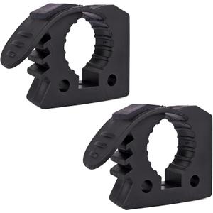 Quick Grip Rubber Clamp for Tools Equipment Mounting, Tool Holder for 1-1/7" to 1-3/7" Diameter Objects Molle Panel UTV Off Road Accessories, Roof Rack Shovel Mounting Kit(2 Pack)