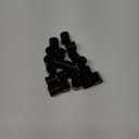 ZYAMY 20pcs 24/410 Black Disc Top Caps for Plastic Bottles, Empty Bottles, Durable Replacement Caps for Squeeze Bottles