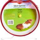 Kaytee Silent Spinner Wheel For Pet Syrian or Large Breed Hamsters, Sugar Gliders and Gerbils, Large 10 Inch