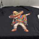 Mexican Boy Dabbing Poncho Cinco de Mayo T-Shirt, M