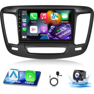 [8 Core 2G+64G] Car Radio for Chrysler 200 200C 200S 2015-2019, Android Chrysler 200 Stereo with 9 inch Touch Screen, Carplay/Android Auto/32 EQ DSP Audio/1280 * 720 Screen/Bluetooth