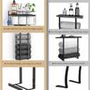 Aetyord Towel Racks for Bathroom 31inch Wall Mounted Towel Rack,Floating Shelf with Wood Plank,Towel Storage for Bathroom can Holds 6 Large Rolled Towels,All Black
