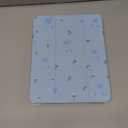 Lovmooful Compatible for iPad Pro 11-Inch,2022/2021/2020/2018 Model(4th/3rd/2nd/1st Generation) Case with Pencil Holder Cute Bowknot Bow with Flower Design Soft TPU Trifold Stand Protective-Blue