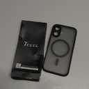 TOCOL Magnetic for iPhone 16 Case, Compatible with Magsafe, Upgraded Full Camera Protection, Drop Protection, Translucent Matte Back Bumper Phone Cover 6.1-InchBlack