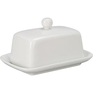 Villeroy & Boch - Mariefleur Basic Butter Dish with Lid, Colorful, Dishwasher-Safe, Microwave Safe, Butter Storage, Dish for Butter, Floral Design,Premium Porcelain, Made in Germany