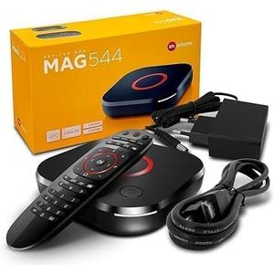 *New* 2024 Genuine Mag 544W3 4K Linux 4.9 Box 1GB DDR4 RAM - Built-in Dual 2.4G/5G WiFi - Replacement for mag 524w3 and 424W3, Black