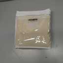 No Hook Shower Curtain and Liner Set,Beige Boho Striped Shower Curtain for Bathroom Cotton 75" L x 60" W