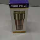 2 Inch Foot Valve for Irrigation Pump, No-Lead Brass Foot Valve, One-Way With ZEBRA MUSSEL Strainer