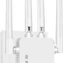 2025 WiFi Extenders Signal Booster for Home Long Range Up to 1900 Sq Ft,45 Devices,1.2Gbps Home Signal Booster, Dual Band 2.4GHz,dfsw56op3598