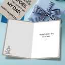2 x Father’s Day Card for Dad, Heartfelt Fathers Day Gift from Son or Daughter, Happy Fathers Day Card