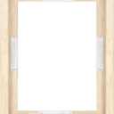 MCS Canvas Float Frames 9x12 Frame, Natural Wood Grain for Finished Canvases, Vertical & Horizontal Wall Hanging Large with Adhesive for Canvas Paintings (1-Pack)