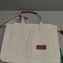 Women Canvas Tote Bag With Pockets Crossbody Bags Casual Hobo Messenger Bag Shoulder Bag Handbag for Women