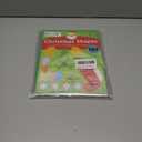 Punch Out Paper Cutouts in Holiday Colors, 188 Pieces Snows, Trees, Stockings, Light Bulb, Bells, Cardstock for Children Craft Kindergarten, Classroom, and Christmas Party Decorations