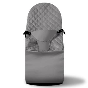 UWSTE Fabric Seat for Bouncer - for BabyBjorn Replacement Cover Compatible with BabyBjrn Bouncer Bliss, Soft Breathable Machine Washable (Dark Gray, Only Seat Cover)