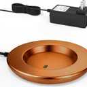 Charging Coaster 2 Compatible with Temperature Control Smart Mug 2,Mug1,Cisain Mug Power Cord for Em/BER Smart Temperature Control Mugs(Copper)