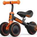 AyeKu Baby Balance Bike for 1 Year Old Boy Gifts Toddler Bike for One Year Old Toys 1 st First Birthday Gifts Baby Toys 12-24 Months, Orange Black