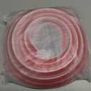 Flexible Quarter Round Molding Trim, Peel and Stick Silicone Rubber Edge Trim for Floor, Tub, Cabinet, Shoe Molding Around Curved Stairs, Columns & Wall Edges - 236 L x 0.6 W x 0.6 H