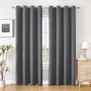 Blackout Curtain 2Pcs 80x50Inc