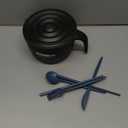 Layron Large Ramen Bowl, Ramen Noodle Bowls Microwavable 45 oz, Ramen Cooker, Microwave Pasta Cooker, Ramen Bowl Microwave Gift for College Boys Girls Male Female Dorm Room (black)