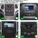 Android Upgrade Radio for Jeep Grand Cherokee 2011 2012 2013, Dodge Durango 2011-2013, 7in Touchscreen Car Stereo Replacement Apply Carplay Android Auto 5GWifi FM Camera GPS Navigator