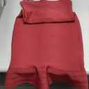 houstil Women's V Neck Halter Fishtail Bandage Bodycon Dress Party (Medium, Wine)