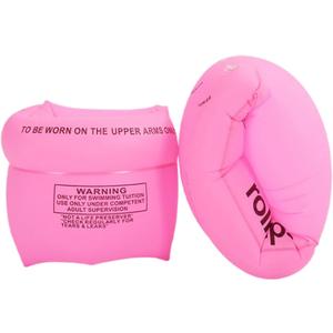 Arm Floaties Swimming Rings for Kids Children Adults, Pool Floats Arm Bands, Inflatable Swim Rings, PVC Arm Bands Floater Sleeves for Toddlers Children 3-5-6-12 Years (Pink x2)