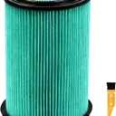 VF6000 5-Layer Replacement Filter for Ridgid 5-20 Gallon Wet Dry Vacuums WD5500 WD0671 WD6425 WD7000 WD1280 WD1851 WD1680 WD1956 RV2400A 1400RV RV2600B,Fit for Husky 6-9 Gallon Vacs 1 Pack