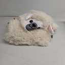 Llama Alpaca Wearable Hooded Blanket for Adults - Fluffy Super Soft Shaggy Faux Fur, Fuzzy Warm Cozy Plush Furry Fleece & Sherpa Hoodie Throw Cloak Wrap - Llama Gifts for Women Adults and Kids (Cream)