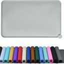 Reopet Waterproof Pet Feeding Mat with High Raised Edges, Heavier and Thicker Placemats for Cat Dog Water Bowl with BPA Free, Dogs Cats Food Mats for Messy Drinkers to Prevent Spill and Protect Floors