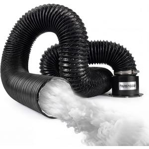 20Ft Heat Resistant Fog Machine Hose Quick Connect Smoke Duct