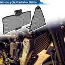 Motorcycle Radiator Grille for Ducati Streetfighter V2 2022-2024 Aluminum Alloy Motorcycle Radiator Guard Cover Screw Gasket Rubber Stopper 1 Set