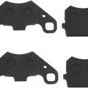 Compatible Rear Disc Brake Pads Shoes Compatible with ATV Quad Go Kart 50cc 70cc 90cc 110cc 125cc 150cc 200cc 250cc 2 Sets