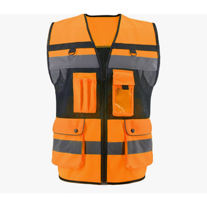Safety Vest High Visibility Reflective Construction Vest
