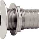 Attwood Stainless Steel Barbed Short Straight Thru-Hull (1 1/2-Inch)