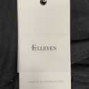 ELLEVEN Women's Low Waist Mini Cargo Skirt Y2K, High-Stretch Bodycon Button Denim Skirt with Pockets (Black,  XS )