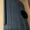 Flame King Dual 20LB LP Propane Tank Light Plastic Heavy Duty Cover for RV, Travel Trailer, Camper - Black