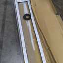 Ideal Pet Products Aluminum Pet Patio Door, Adjustable Height 77-5/8" to 80-3/8", 7" x 11-1/4" Flap Size, White