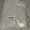 DriftAway Double Layer Linen Blackout Tie Up Curtains Thermal Insulated Fully Lined Balloon Roman Shade Bathroom Window Adjustable Rod Pocket for Small Window 45 Inch by 63 Inch Beige