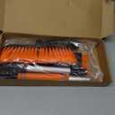 Kairiyard 31" Snow Brush and Ice Scrapers for Car Windshield, Detachable Extendable 360° Pivoting Snow Scrapers and Brush with Ergonomic Foam Grip for Car,Truck,SUV(Orange)