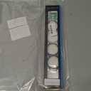 Tensea [5+5Pack for Samsung Galaxy Watch 7 Screen Protector Case 44mm Accessories, Hard PC Bumper/HD Anti-Fog Tempered Glass Protective Film, Face Cover Set, Galaxy Watch 7 Case for Women Men (Clear/Black/Black/Silver/Blue)