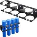 Blulu Welding Rods Holder Storage Tubes Rack Stick Welding Filler Rod Tubes Organizer Tool Wall Mount Container for Shed Garage Pegboard Workshop Home