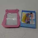 Large Waterproof Phone Pouch [with Sealing Strip], Cell Phone Dry Bag for iPhone 16 15 14 13 Pro Max Galaxy S25 S24 S23 All Devices, Floating Water Proof Bag for Beach Water Park Pink (Large (Up to 8.5"))