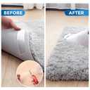 2 x VUBOJO Double Sided Tape Heavy Duty - Dustproof & Easy-Peel Liner- Nano Double Sided Adhesive Tape - Clear Mounting Tape Picture Hanging Adhesive Strips (16.5FT)