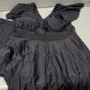 Arolina Women's Plus Size Tankini Swimsuits Swim Dress Mesh Bathing Suits Two Piece Ruffle V Neck Swimwear with Swim Shorts
 XL