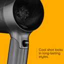 Conair Travel Hair Dryer with Dual Voltage, 1875W Compact Blow Dryer with Folding Handle, Gray