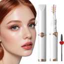 Heated Eyelash Curler, 2-in-1 Clip-Type Design, 3 Temperature Modes, USB Rechargeable Electric Eyelash Curler, Natural Curling 24H Long-Lasting Curl, Gift for Women and Girls, Beige