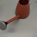 Small Plastic Watering Can with Detachable Sprinkler Head and Long Spout(Crimson) (1.8L)