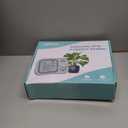 Automatic Plant Waterer Indoor Self Watering System for 15 Potted Plants, Auto Drip Irrigation Kit Programmable Water Timer with Smart Humidity Detection (White)