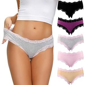 LYYTHAVON Women’s Underwear Soft Breathable Cotton Brief Ladies Panties 3-Pack XL