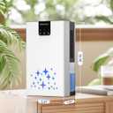 Dehumidifier, 95 OZ Water Tank Dehumidifiers for Home with Auto Shut Off, 1000 sq. ft. Dehumidifier for Bedroom Bathroom Basement Rv with 7 Color Light, Quiet Dehumidifiers with Sleep Mode